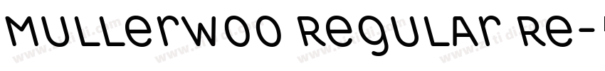 MullerW00 Regular Re字体转换